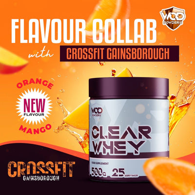 WOD Powders Clear Whey Collab with Crossfit Gainsborough
