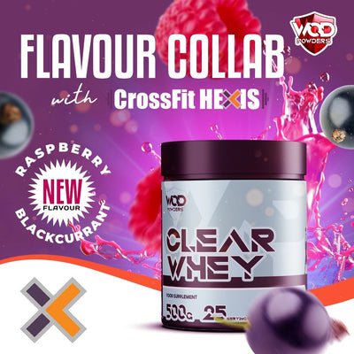 Clear Whey Raspberry Blackcurrant – Collab with CrossFit Hexis