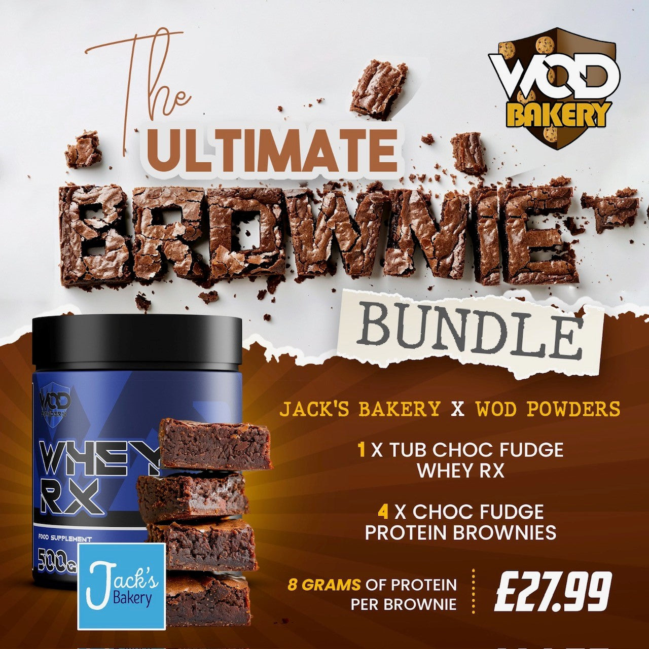 The Choc Fudge Protein Brownie Bundle