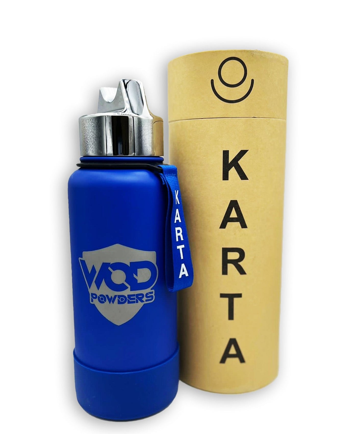 WOD Powders Barbell Bottle