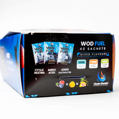 WOD FUEL® DISPLAY BOX - 40 SACHETS - WHOLESALE